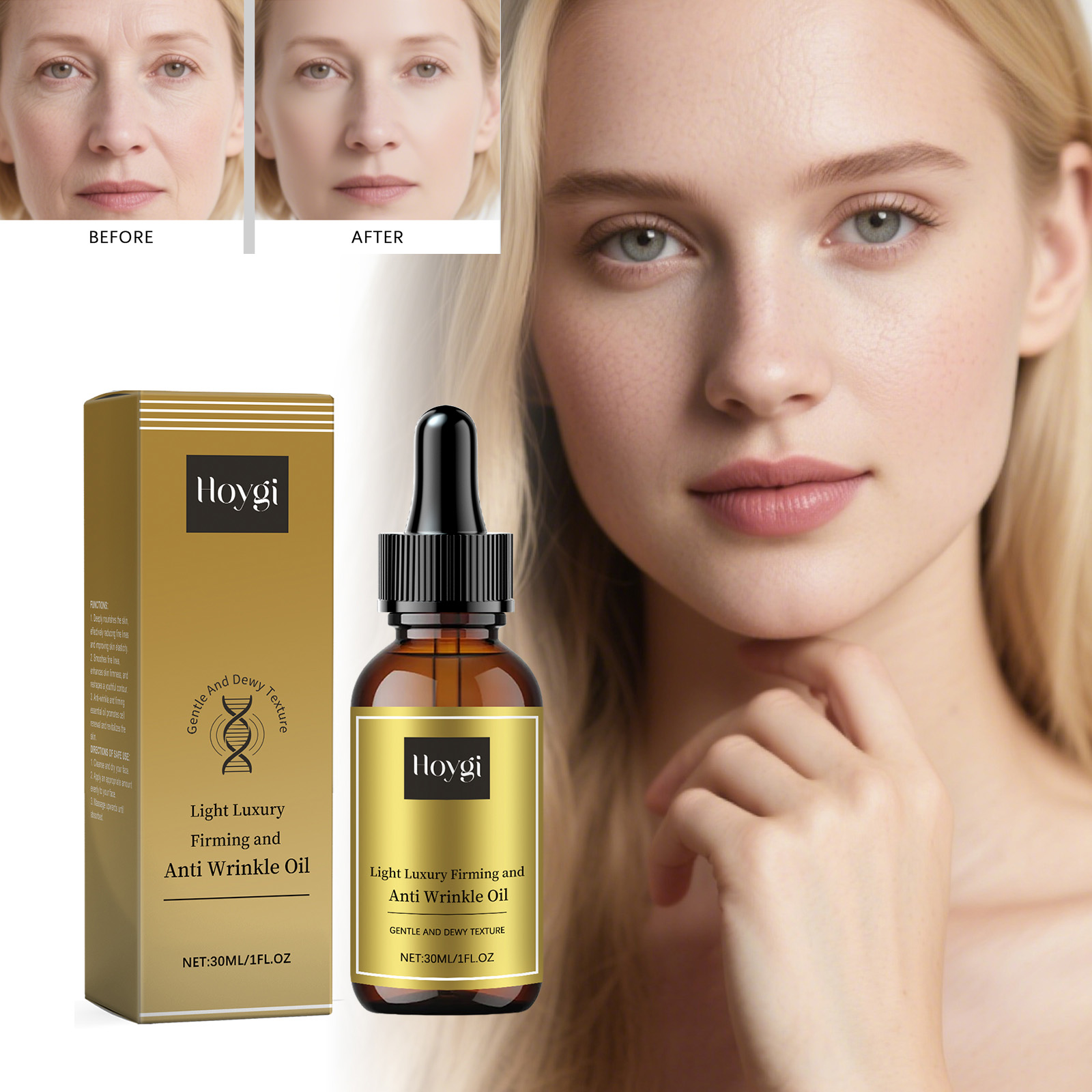 Luxury Skincare & Spa Photos - 탄력있는 페이셜 케어 오일 리프팅 주름