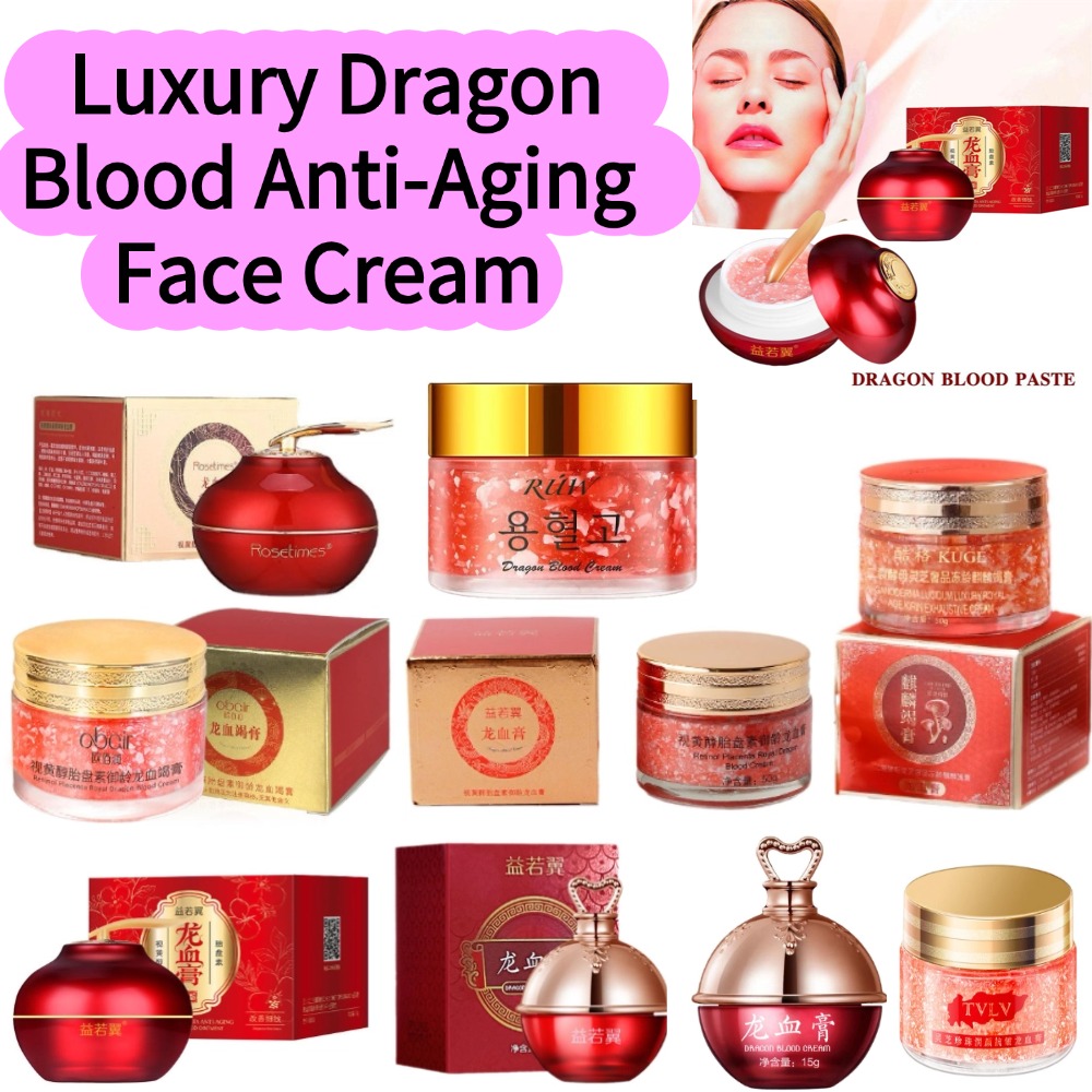 럭셔리 드래곤 블러드 안티에이징 페이스 크림 레티놀 추 - Luxury Skincare & Spa Photos 리뷰 및 가격